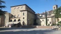 Bevagna (Rückfassade des Palazzo dei Consoli)