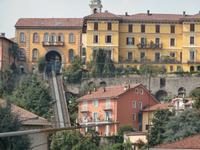 Biella in der Oberstadt-Funicolare