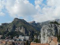 Blick auf Castelmola