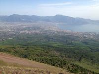 Blick auf Pompeji