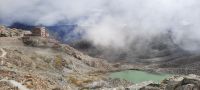 Blick auf Stettinger Hütte