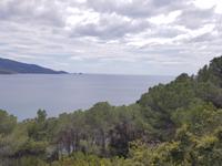 Blick auf das Meer von der Insel Elba aus