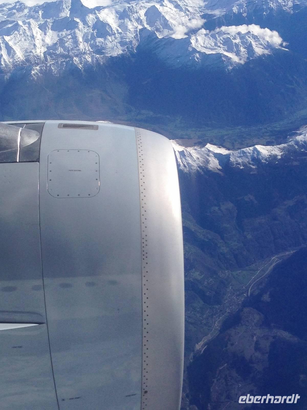 Blick auf die Alpen