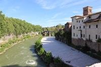 Blick auf die Isola Tiberina