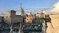 Blick auf die Piazza Venezia 