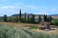 Blick auf die Türme von San Gimignano
