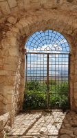 Blick aus dem Kloster Pulsano auf den Golf von Manfredonia