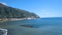 Blick nach links Richtung Hafen