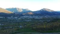Blick vom Castel Noarna ins Etschtal
