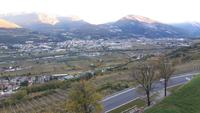 Blick vom Castel Noarna ins Etschtal