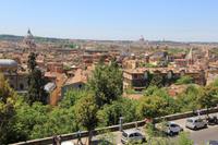 Blick vom Garten der Villa Medici