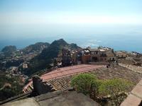 Blick von Castelmola Richtung Taormina