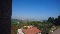 Blick von Gradara auf die Adria