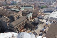 Blick von der Kuppel der Kirche S. Pietro