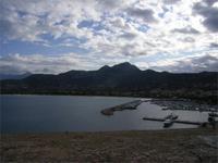 Blick von der Zitadelle in Calvi