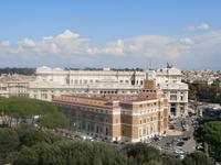 Blick zum Justizpalast in Rom