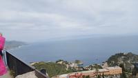 Blick zur Meerenge von Messina