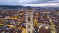 Blik auf Florenz von der Dom-Kuppel