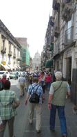 Catania-auf dem Weg zum Zentrum 