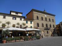 Chianti-Weinstrasse (Marktplatz in Greve)