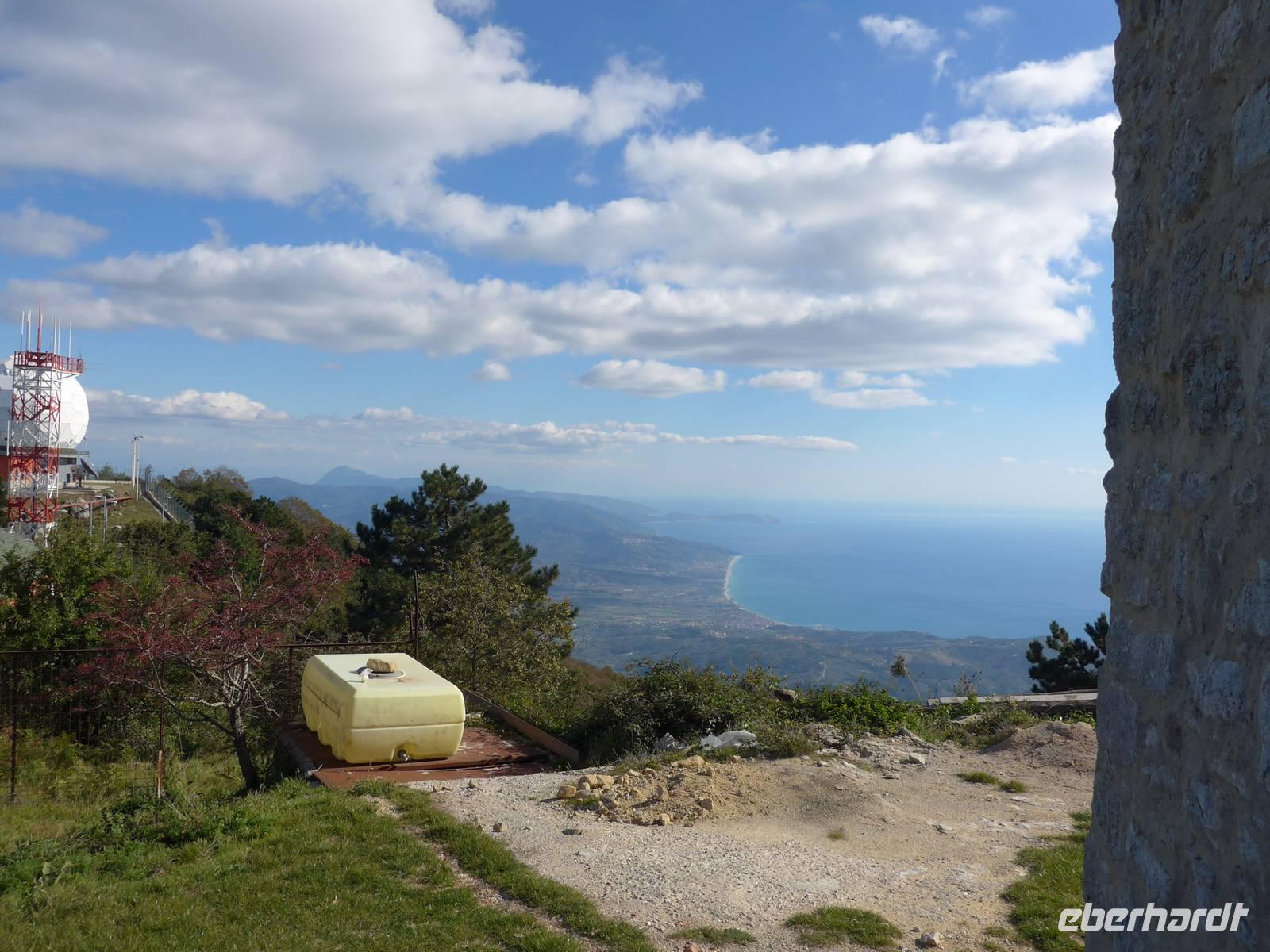 Cilento, Blick vom Monte Stella nach Westen