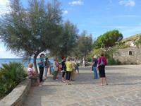 Cilento, Pioppi. Strandpromenade