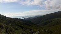 Col de Teghime (Blick zum Lagunensee Biguglia)
