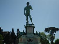 David Kopie am Piazzale Michelangelo