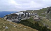 Die Bergstation der Seilbahn.