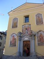Die Kirche von Ponte di Legno