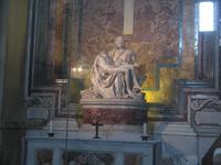 Die berühmte Pieta von Michelangelo