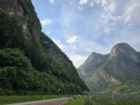 Die letzten Kilometer zu unserem Hotel während unserer Dolomiten Wanderreise