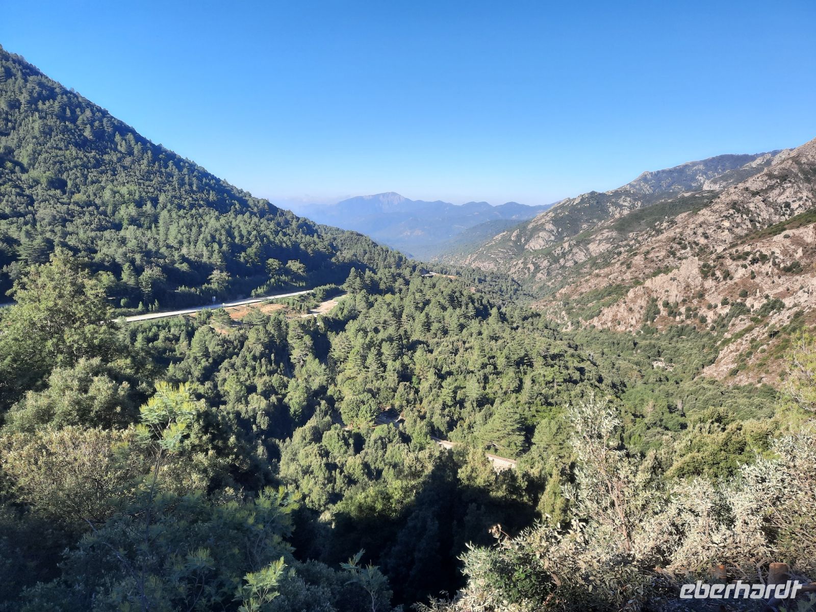 Fahrt von Porticcio nach Corte - Gravona-Tal