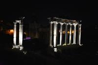 Forum Romanum bei Nacht