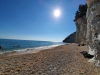 Gargano, Baden am Vignanotica Strand