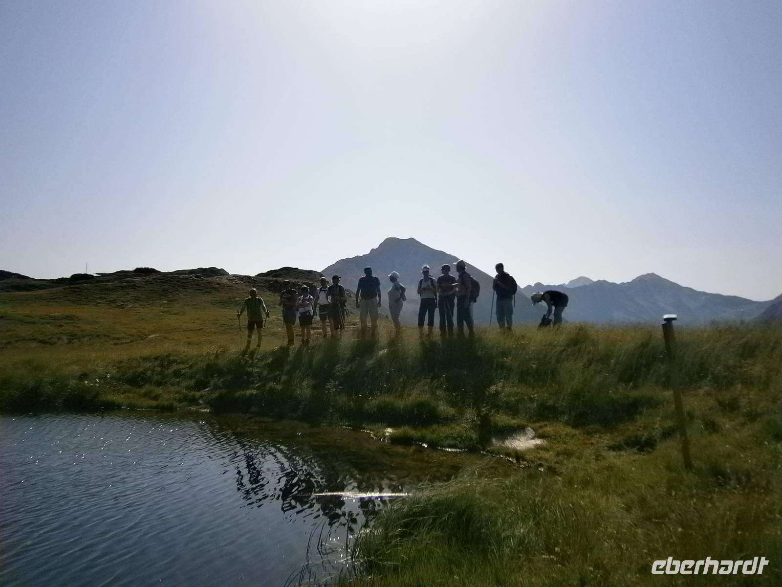 Gruppe am Hochmoor.
