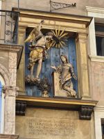 Häuserfassaden in Trient