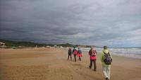 Heute beginnen wir am Strand 