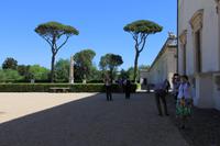 Hinter der Villa Medici