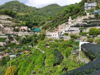 Italien, Amalfiküste, Minori, Weg zum Agriturismo Il Campanile
