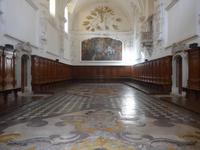 Italien, Cilento, Padula, Speisesaal