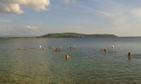 Italien, Sardinien, Baden im Hotel Baia di Conte