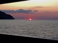 Italien, Sonnenuntergang bei Capri