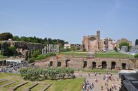 Kolosseum - Blick zum Forum Romanum