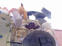 Kuscheltiere auf der Leine