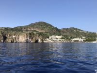Lipari vom Meer aus