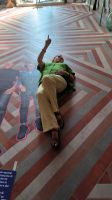 MUSABA - RL Heike in Betrachtung der Deckenkunst