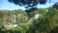 Malerische Landschaft. Krka Natuonalpark