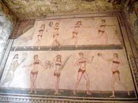 Mosaik in der Villa Romana del Casale