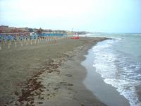 Ostia-Lido am Strand